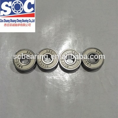 high speed deep groove ball bearing 608zz 608-2rs skate bearing